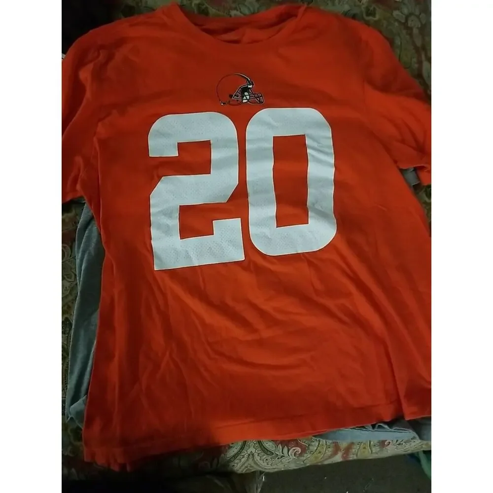 Mens Nike Dri Fit Cleveland Browns Short Sleeve T-Shirt Lot Of Three Size Larges